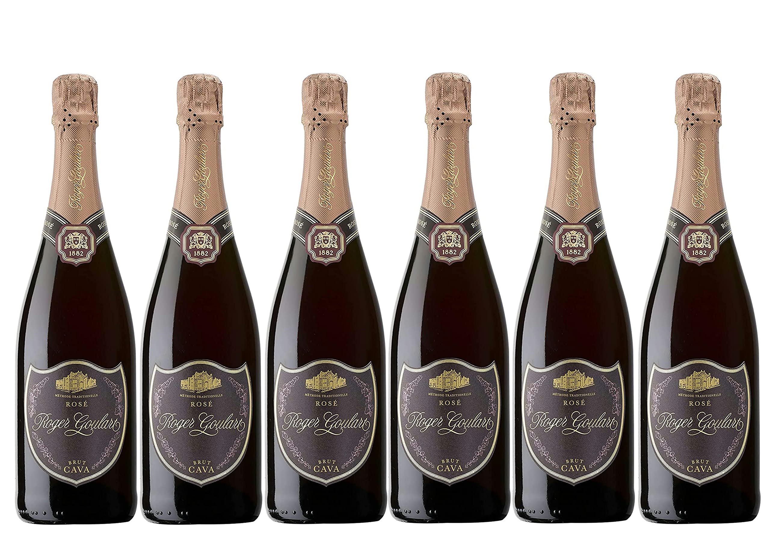 Amazon.co.jp: 6本セット ロジャー グラート カヴァ ロゼ ブリュット
